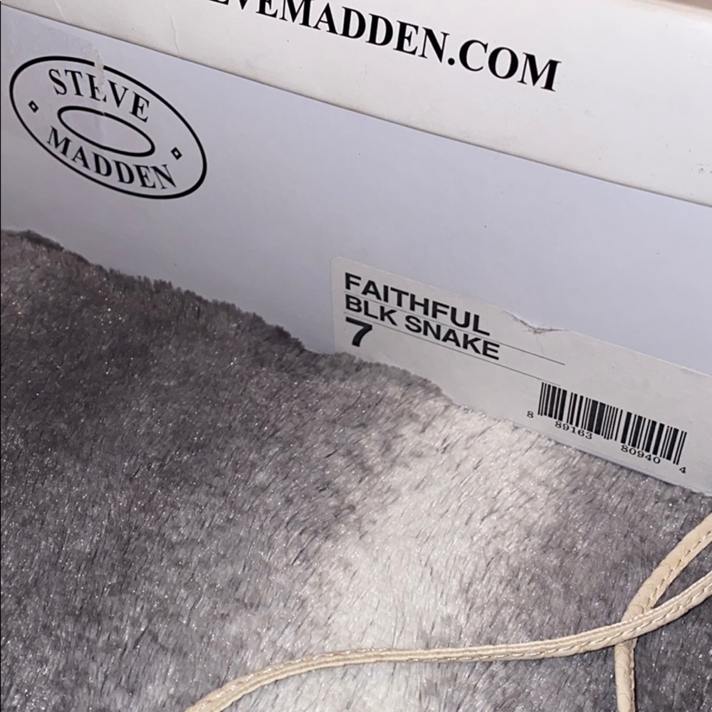 Steve Madden Faithful natural snake sandal heels - Picture 9 of 10